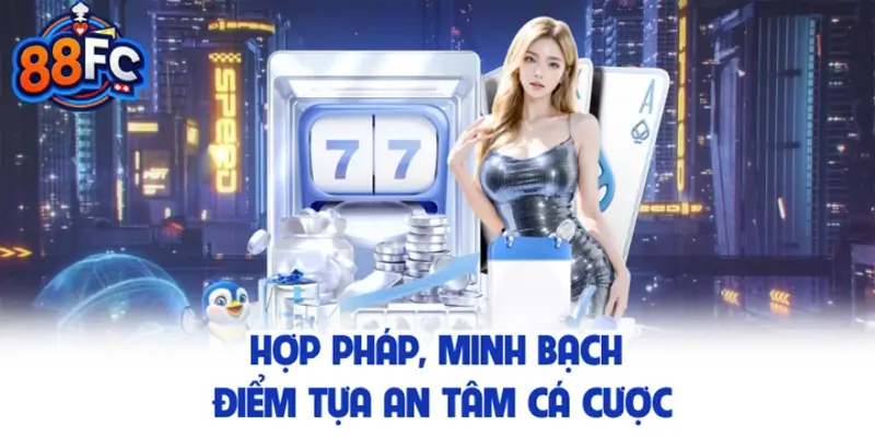 Hợp pháp, minh bạch - 88FC chính là điểm tựa an tâm cá cược